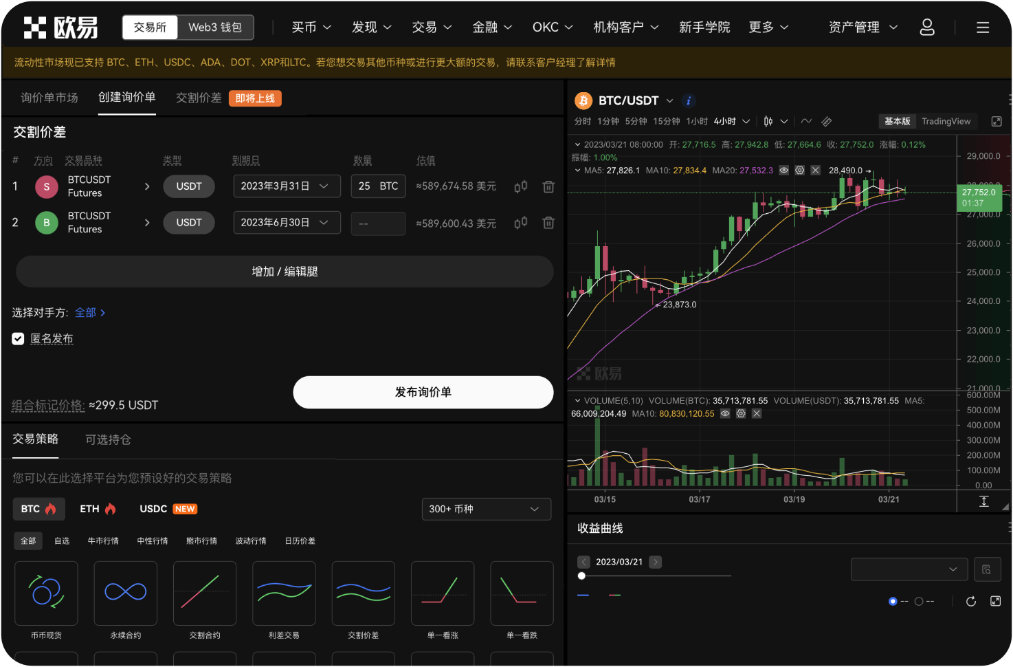 ZB.com的K线图时间周期有哪些